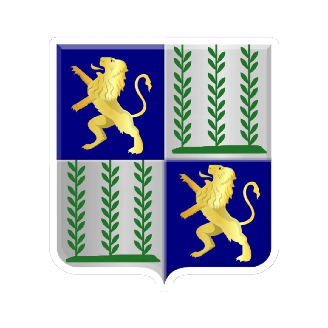 Castricum wapen 1816 (Netherlands) (Coat of Arms) STICKER Vinyl Kiss-Cut Decal 3 Inch White - The Sticker Space