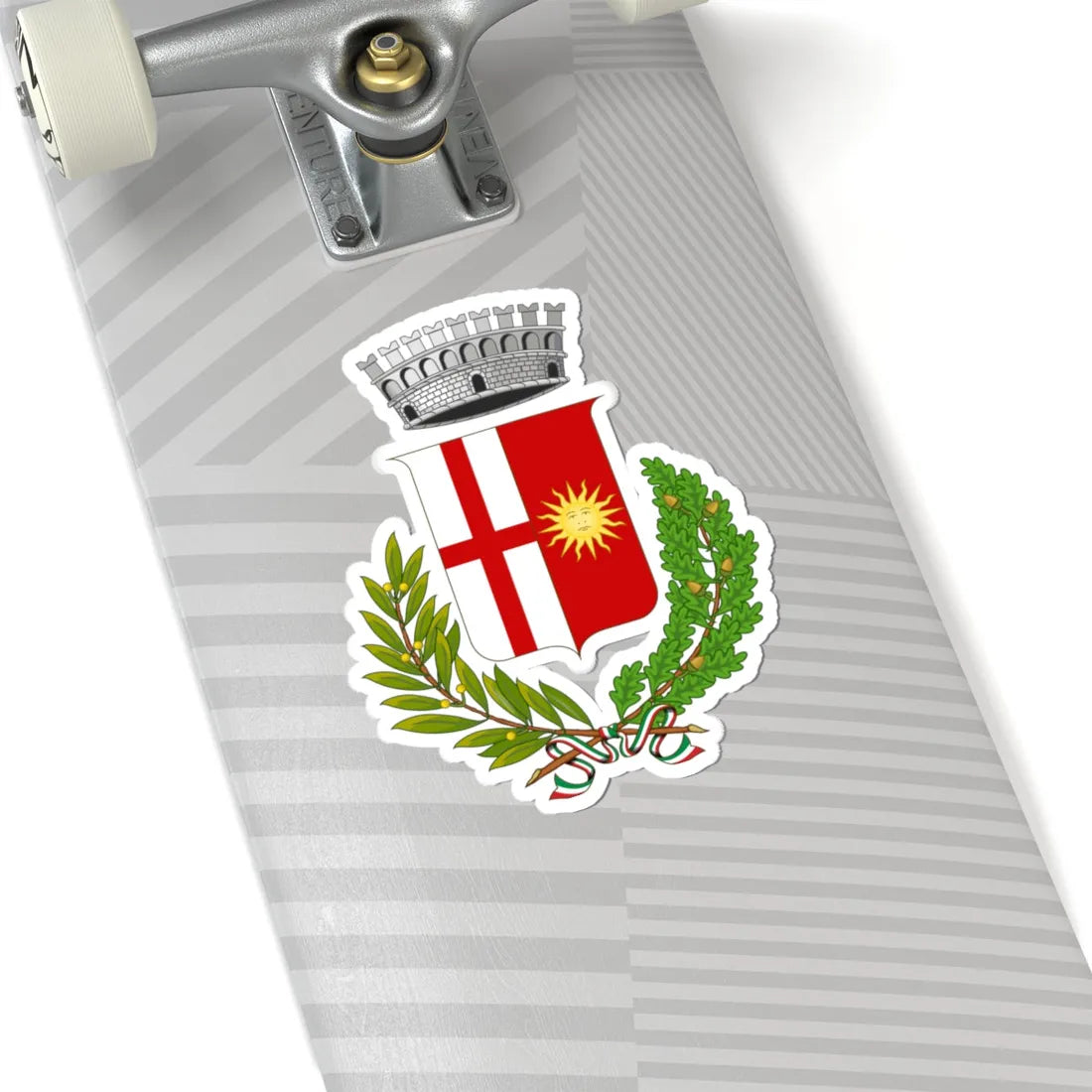 Castrocaro Terme e Terra del Sole-Stemma (Italy) (Coat of Arms) STICKER Vinyl Kiss-Cut Decal - The Sticker Space