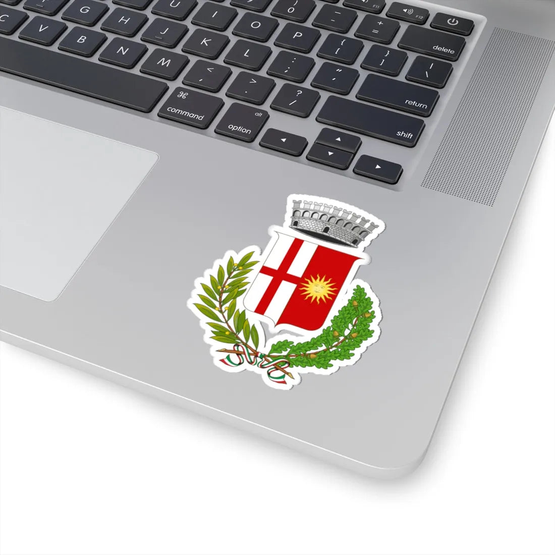 Castrocaro Terme e Terra del Sole-Stemma (Italy) (Coat of Arms) STICKER Vinyl Kiss-Cut Decal - The Sticker Space