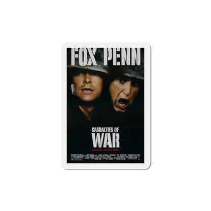 Casualties of War 1989 Movie Poster Refrigerator Magnet 4 Inch - The Sticker Space