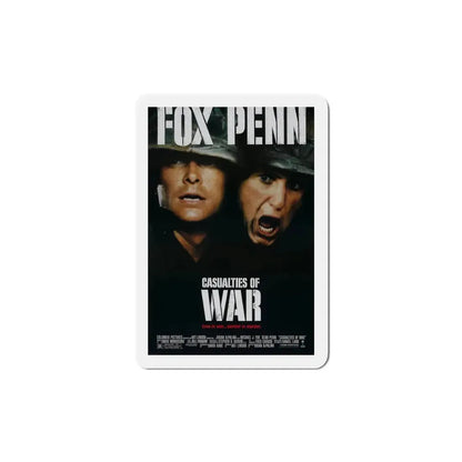 Casualties of War 1989 Movie Poster Refrigerator Magnet 5 Inch - The Sticker Space