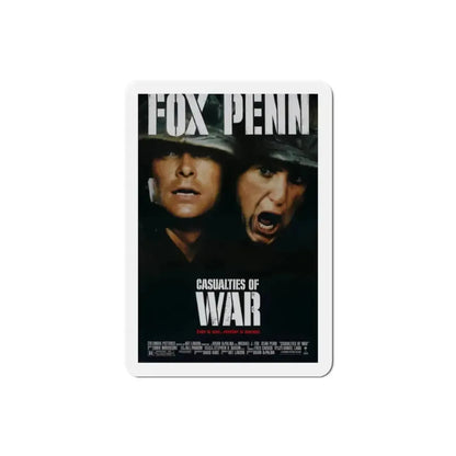 Casualties of War 1989 Movie Poster Refrigerator Magnet - The Sticker Space
