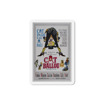 Cat Ballou 1965 Movie Poster Refrigerator Magnet 3 Inch - The Sticker Space