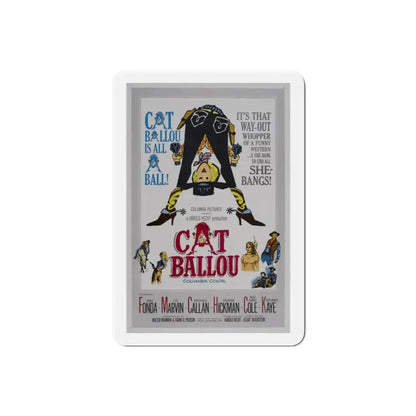 Cat Ballou 1965 Movie Poster Refrigerator Magnet - The Sticker Space