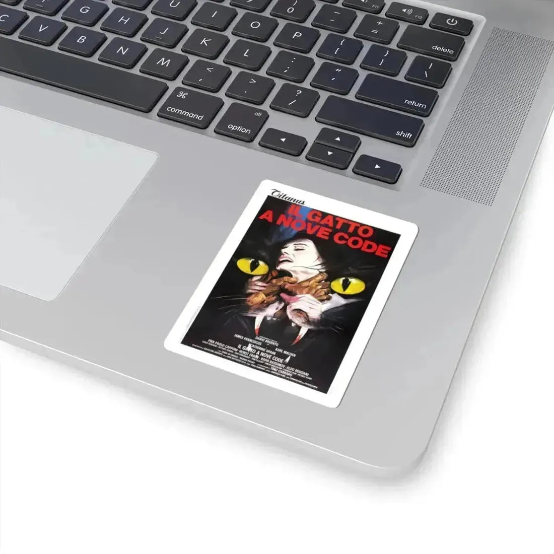 CAT O'NINE TAILS 1971 Movie Poster - STICKER Vinyl Kiss-Cut Decal - The Sticker Space