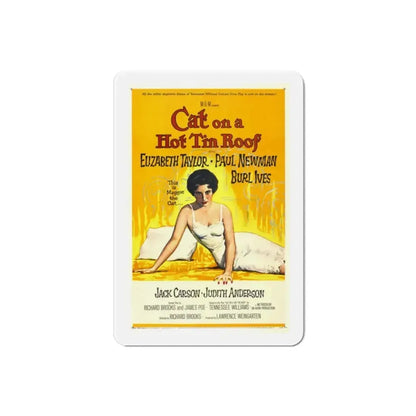 Cat on a Hot Tin Roof 1958 Movie Poster Refrigerator Magnet 2 Inch - The Sticker Space