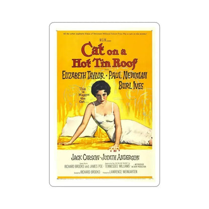 Cat on a Hot Tin Roof 1958 Movie Poster STICKER Vinyl Die-Cut Decal 6 Inch - The Sticker Space