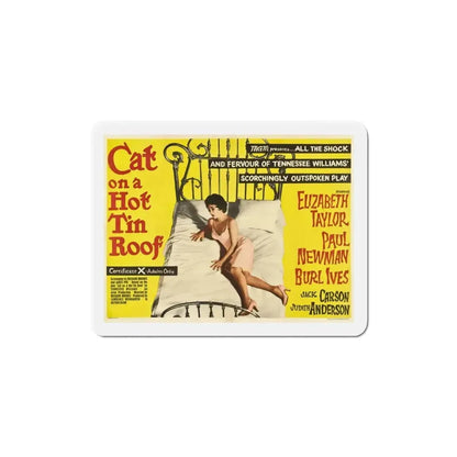 Cat on a Hot Tin Roof 1958 v2 Movie Poster Refrigerator Magnet 4 Inch - The Sticker Space