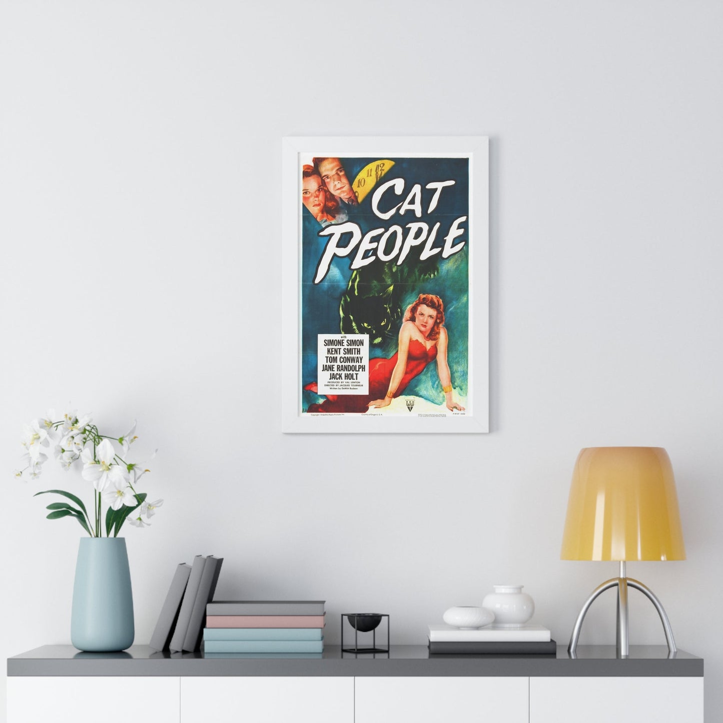 CAT PEOPLE 1942 - Framed Movie Poster-The Sticker Space