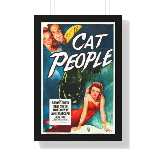 CAT PEOPLE 1942 - Framed Movie Poster-16″ x 24″-The Sticker Space