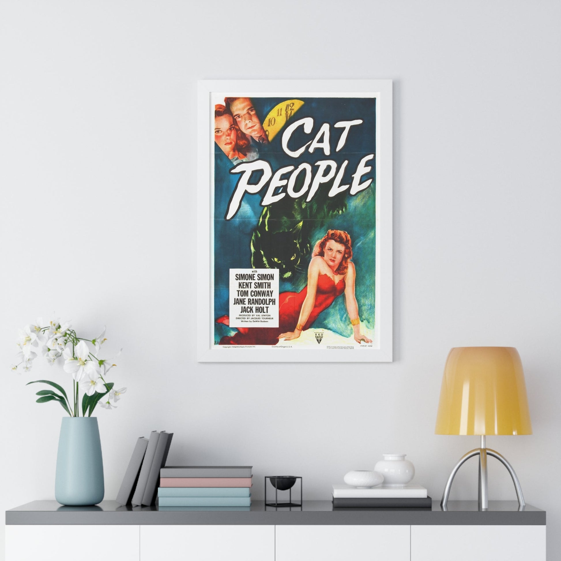 CAT PEOPLE 1942 - Framed Movie Poster-The Sticker Space