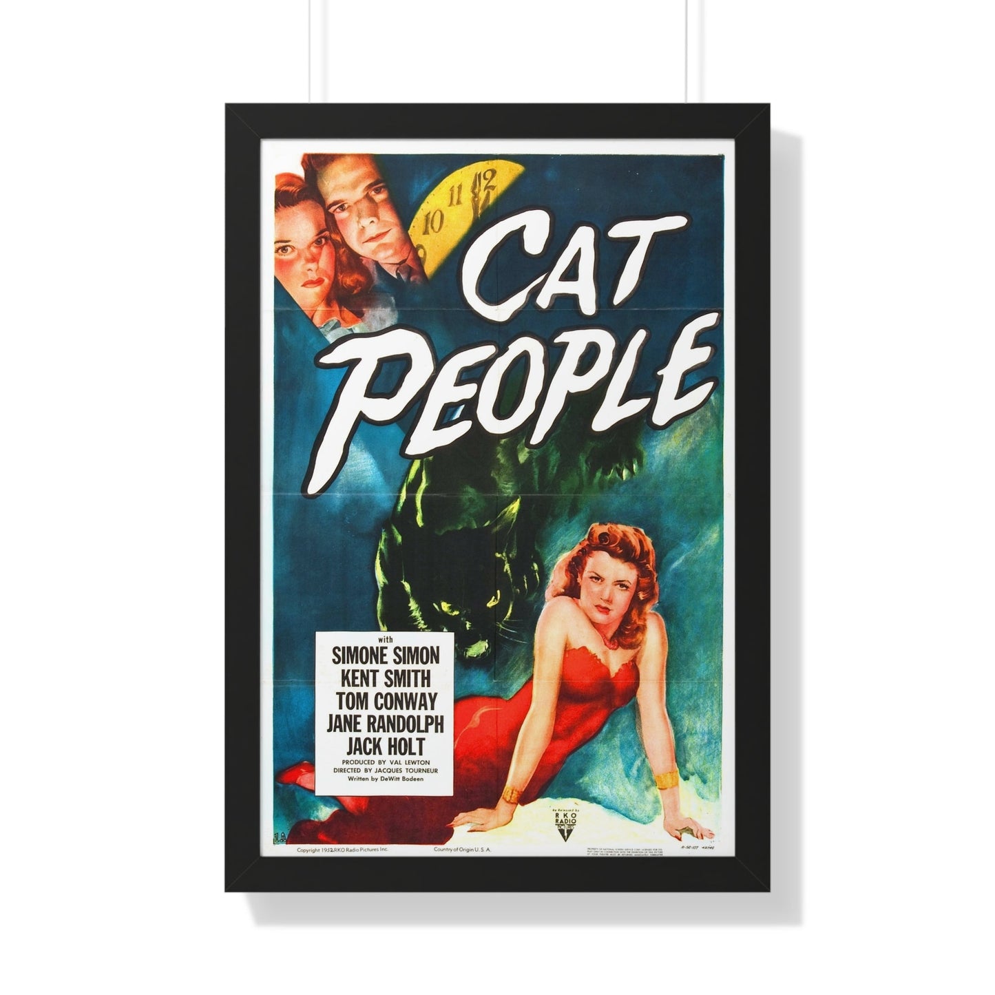 CAT PEOPLE 1942 - Framed Movie Poster-20" x 30"-The Sticker Space