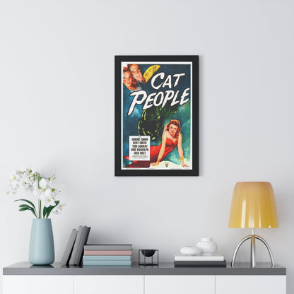 CAT PEOPLE 1942 - Framed Movie Poster-The Sticker Space