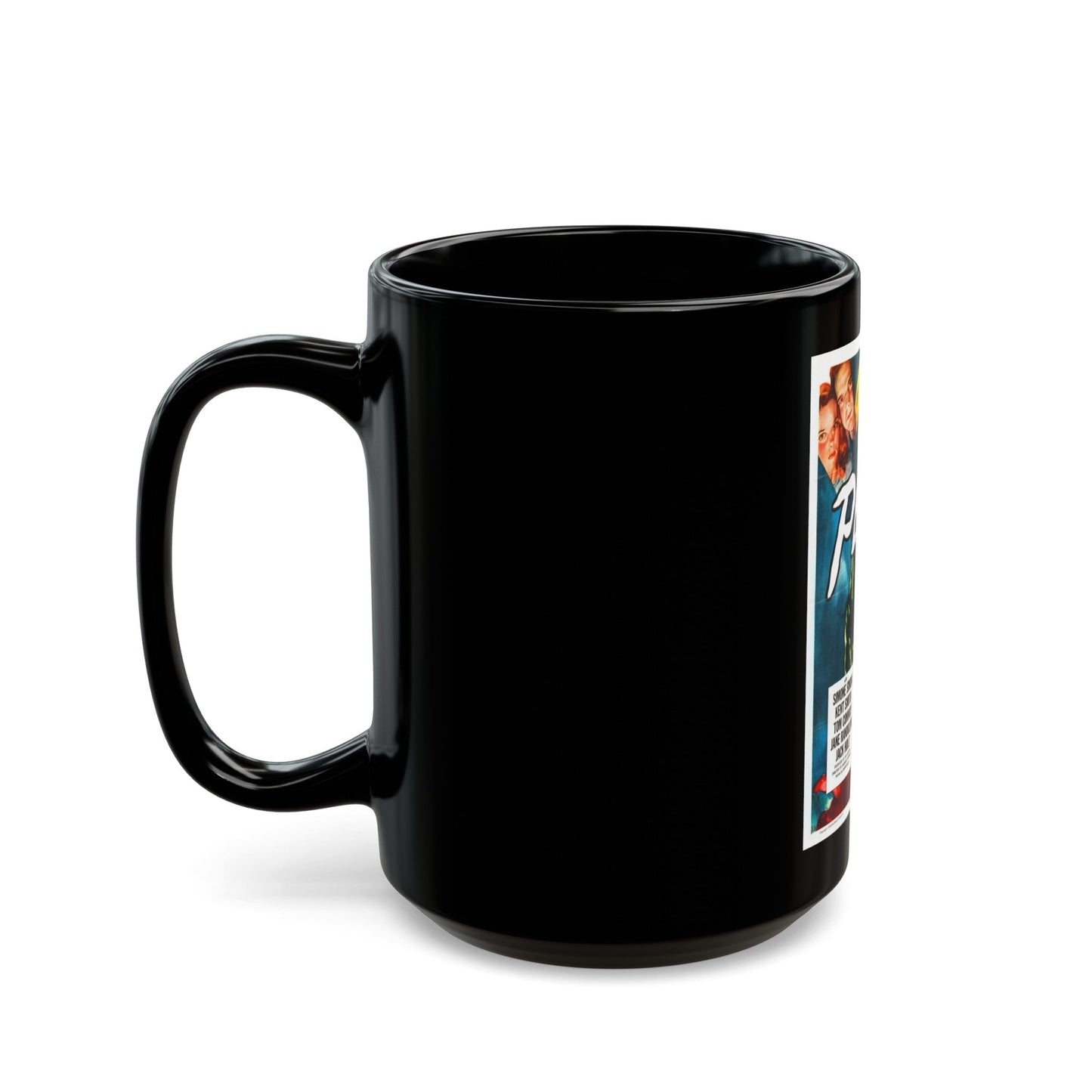 CAT PEOPLE 1942 Movie Poster - Black Coffee Mug-The Sticker Space