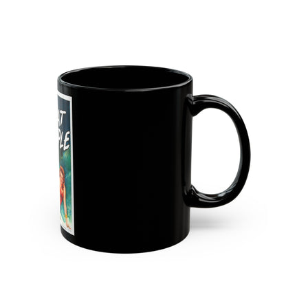 CAT PEOPLE 1942 Movie Poster - Black Coffee Mug-The Sticker Space