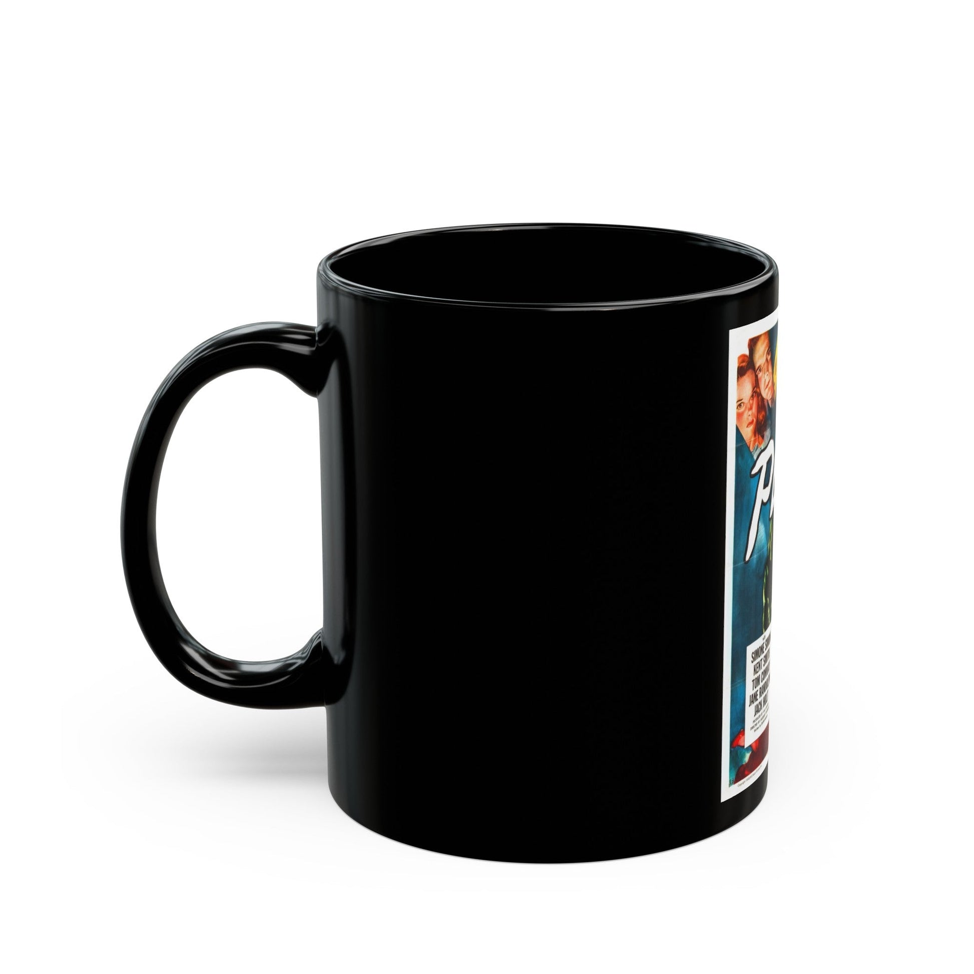 CAT PEOPLE 1942 Movie Poster - Black Coffee Mug-The Sticker Space