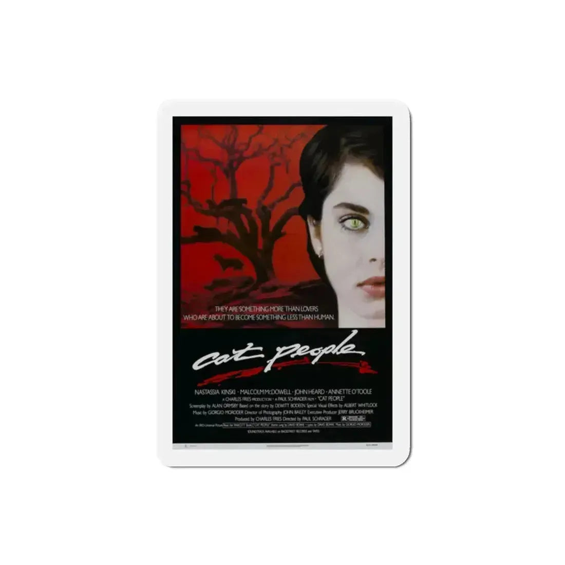 Cat People 1982 Movie Poster Refrigerator Magnet - The Sticker Space