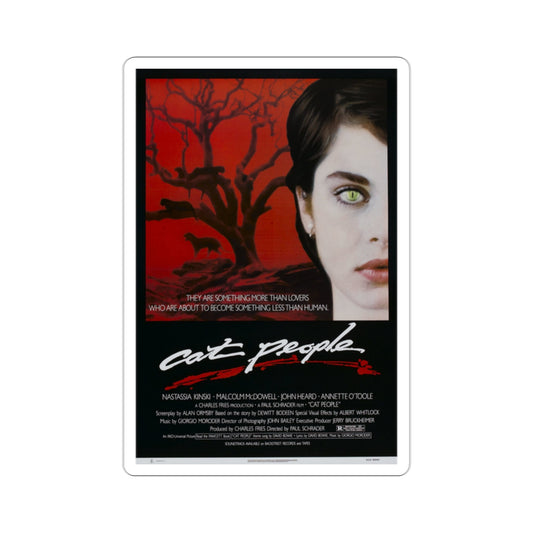 Cat People 1982 Movie Poster STICKER Vinyl Die-Cut Decal-2 Inch-The Sticker Space