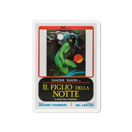 CAT PEOPLE (ITALIAN) 1942 Movie Poster - Refrigerator Magnet 6 Inch - The Sticker Space