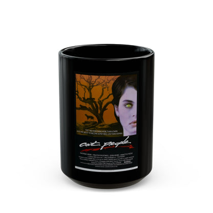 CAT PEOPLE (REMAKE) 1942 Movie Poster - Black Coffee Mug-15oz-The Sticker Space