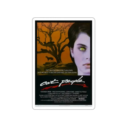 CAT PEOPLE (REMAKE) 1982 Movie Poster STICKER Vinyl Die-Cut Decal 2 Inch - The Sticker Space