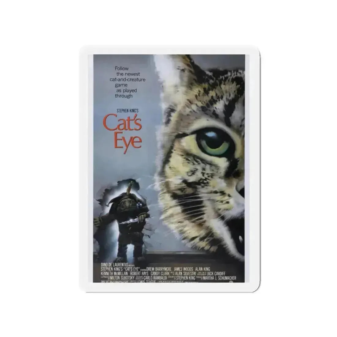 CAT'S EYE 1985 Movie Poster - Refrigerator Magnet - The Sticker Space