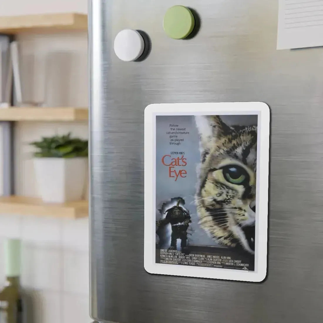 CAT'S EYE 1985 Movie Poster - Refrigerator Magnet - The Sticker Space