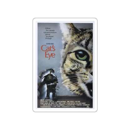 CAT'S EYE 1985 Movie Poster STICKER Vinyl Die-Cut Decal 6 Inch - The Sticker Space