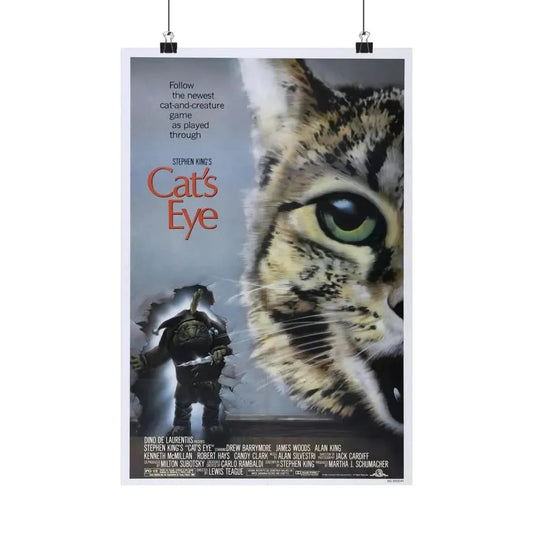 CAT'S EYE 1985 - Paper Movie Poster 12″ x 18″ Matte - The Sticker Space