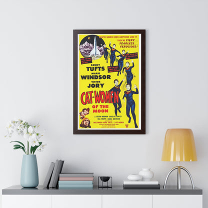 CAT-WOMEN OF THE MOON 1953 - Framed Movie Poster-The Sticker Space