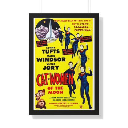 CAT-WOMEN OF THE MOON 1953 - Framed Movie Poster-20" x 30"-The Sticker Space