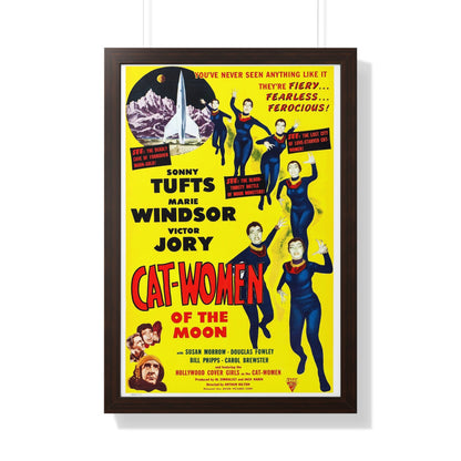 CAT-WOMEN OF THE MOON 1953 - Framed Movie Poster-20" x 30"-The Sticker Space