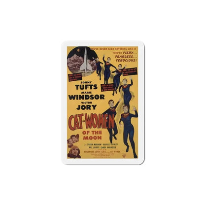 Cat Women of the Moon 1953 Movie Poster Refrigerator Magnet - The Sticker Space