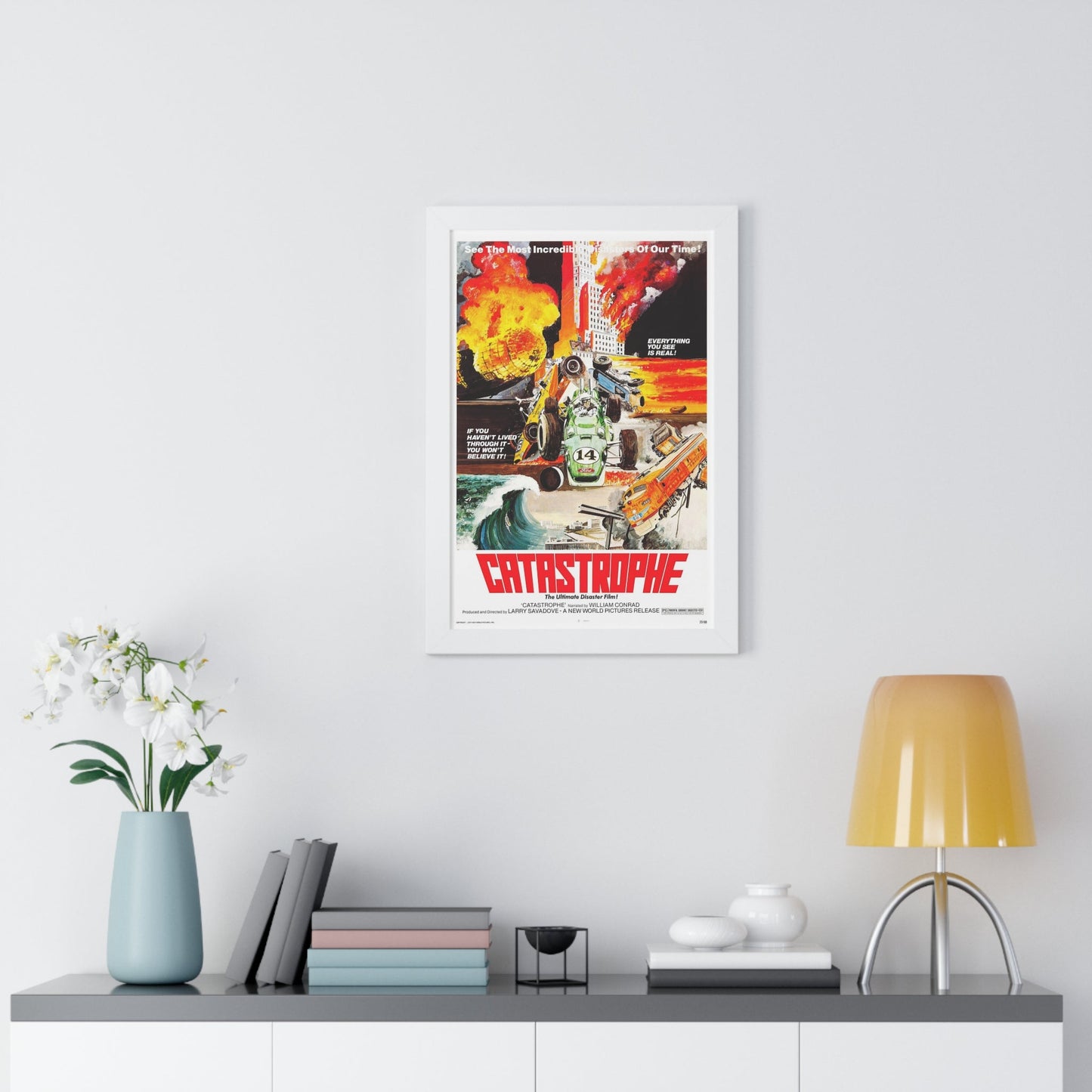 CATASTROPHE 1977 - Framed Movie Poster-The Sticker Space