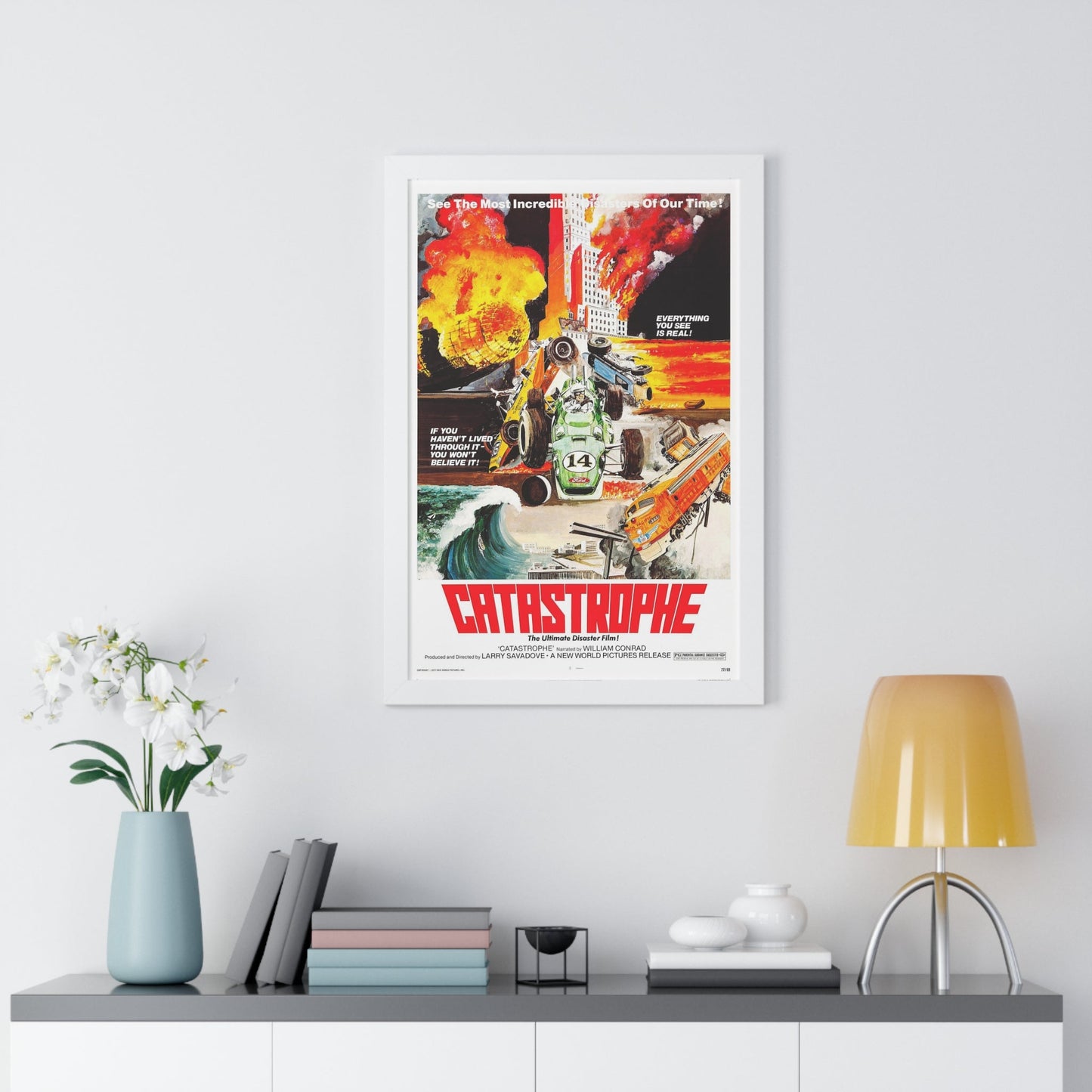 CATASTROPHE 1977 - Framed Movie Poster-The Sticker Space