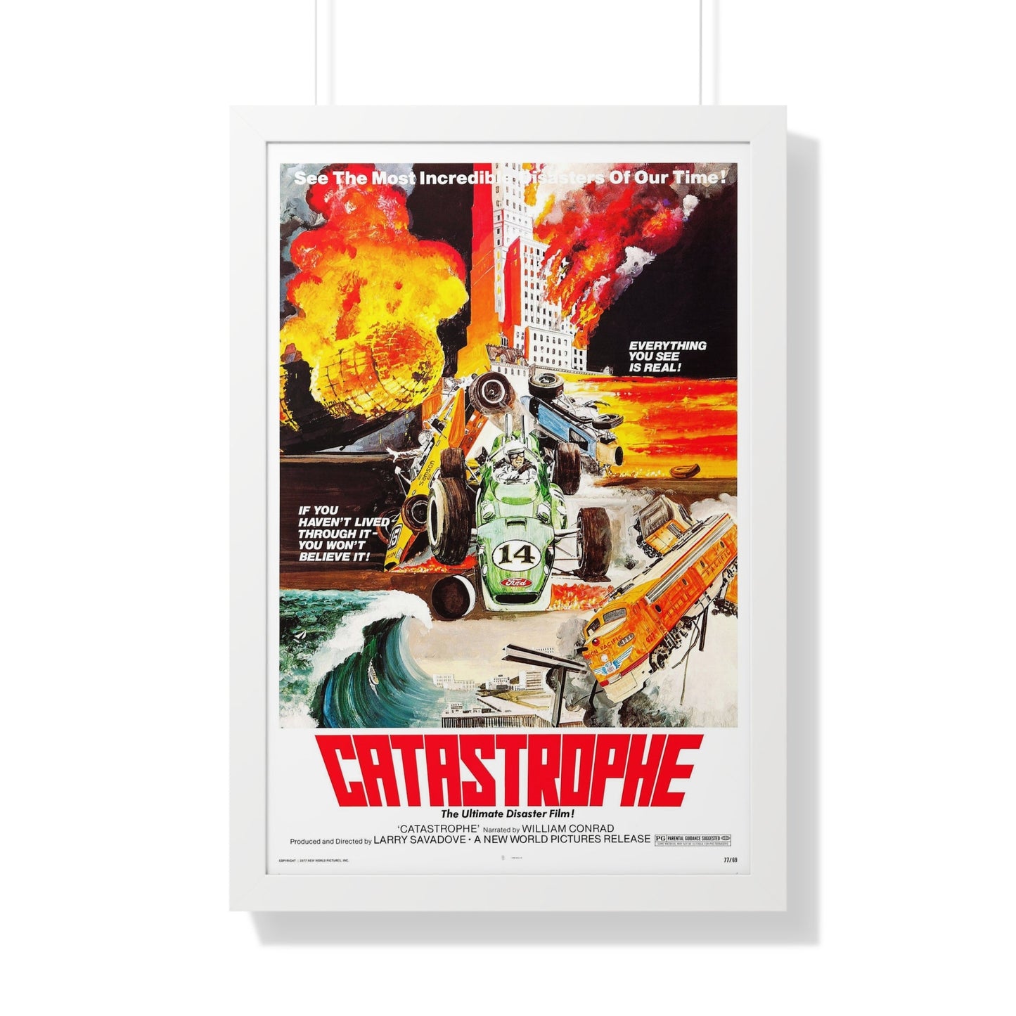 CATASTROPHE 1977 - Framed Movie Poster-20" x 30"-The Sticker Space