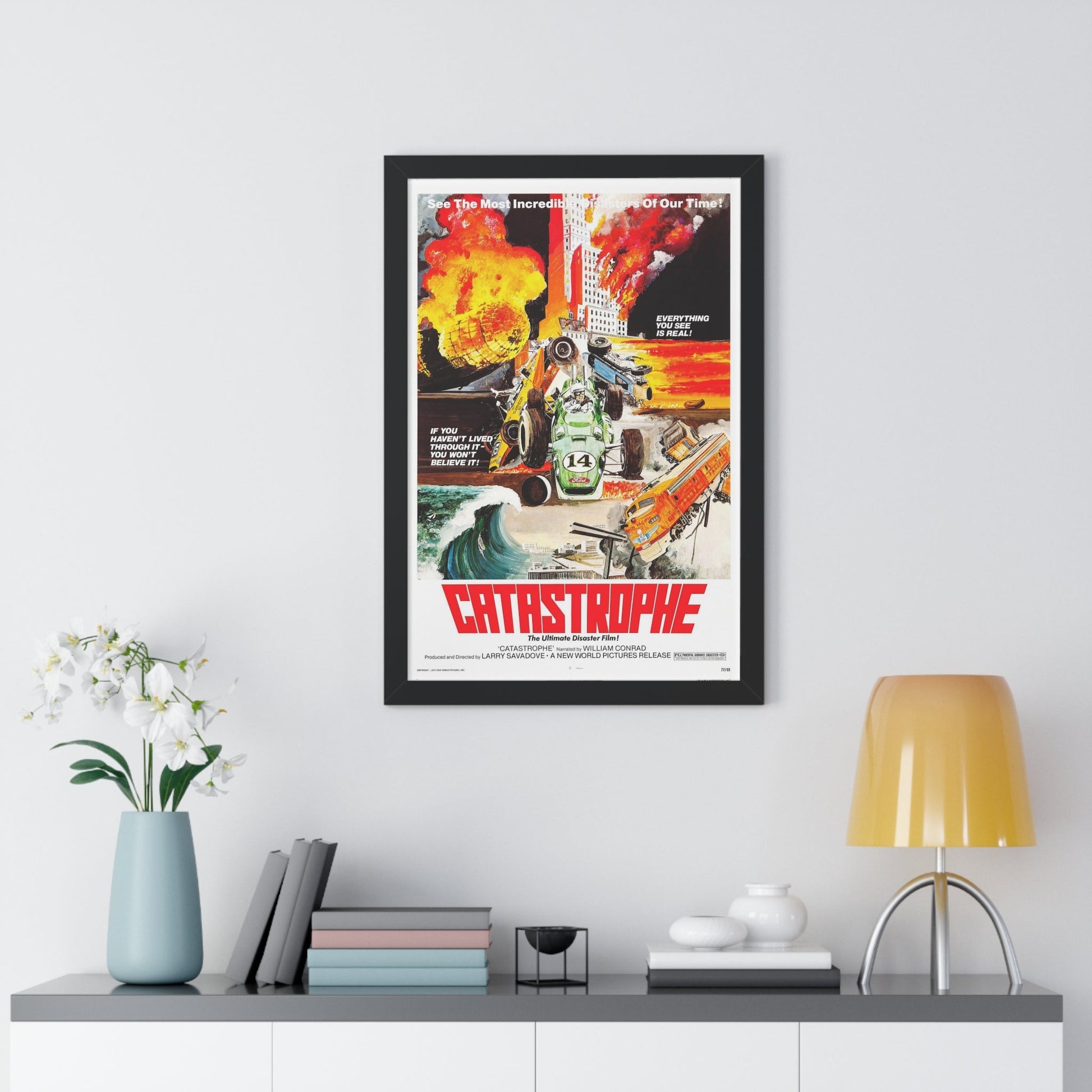 CATASTROPHE 1977 - Framed Movie Poster-The Sticker Space