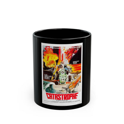 CATASTROPHE 1977 Movie Poster - Black Coffee Mug-11oz-The Sticker Space