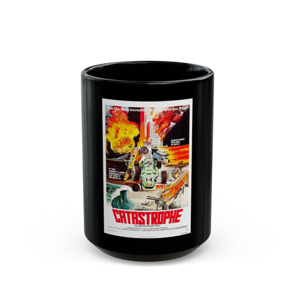 CATASTROPHE 1977 Movie Poster - Black Coffee Mug-15oz-The Sticker Space