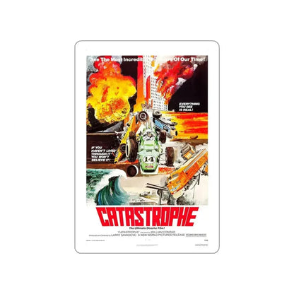 CATASTROPHE 1977 Movie Poster STICKER Vinyl Die-Cut Decal 6 Inch - The Sticker Space