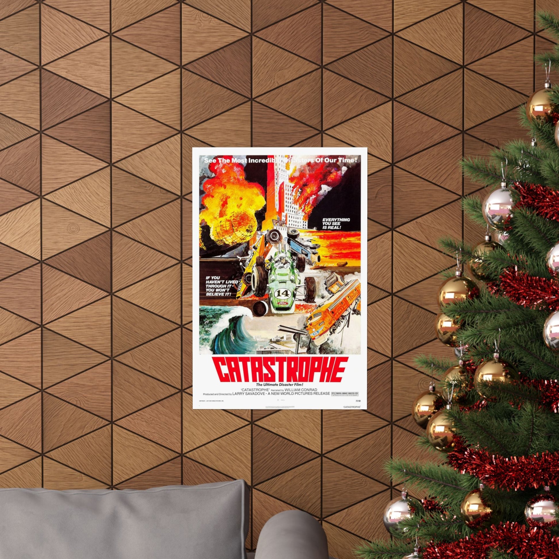 CATASTROPHE 1977 - Paper Movie Poster-The Sticker Space