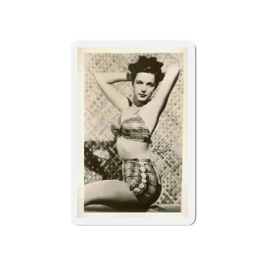 Cathy Downs #18 (Vintage Female Icon) Refrigerator Magnet 6 Inch Die-Cut - The Sticker Space