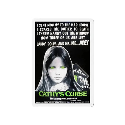 CATHY'S CURSE 1977 Movie Poster - Refrigerator Magnet - The Sticker Space