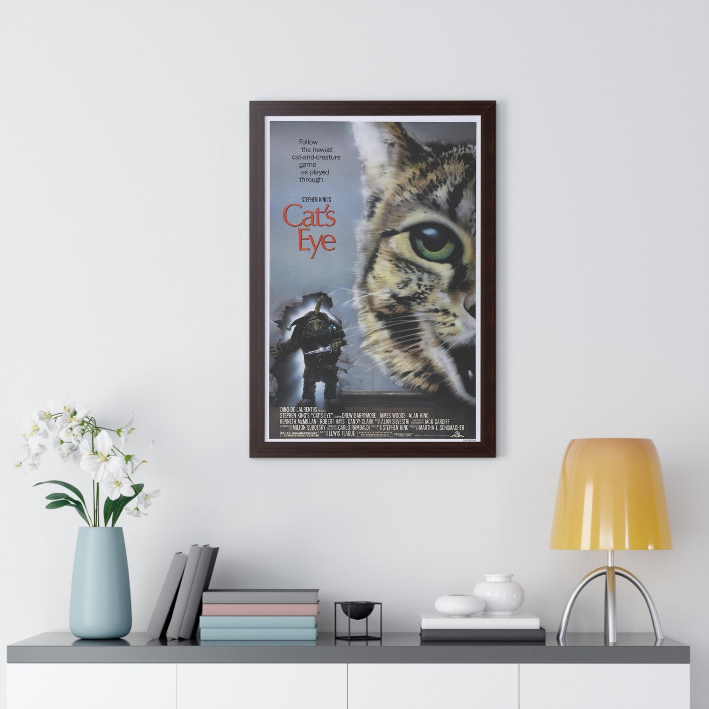 CAT'S EYE 1985 - Framed Movie Poster-The Sticker Space