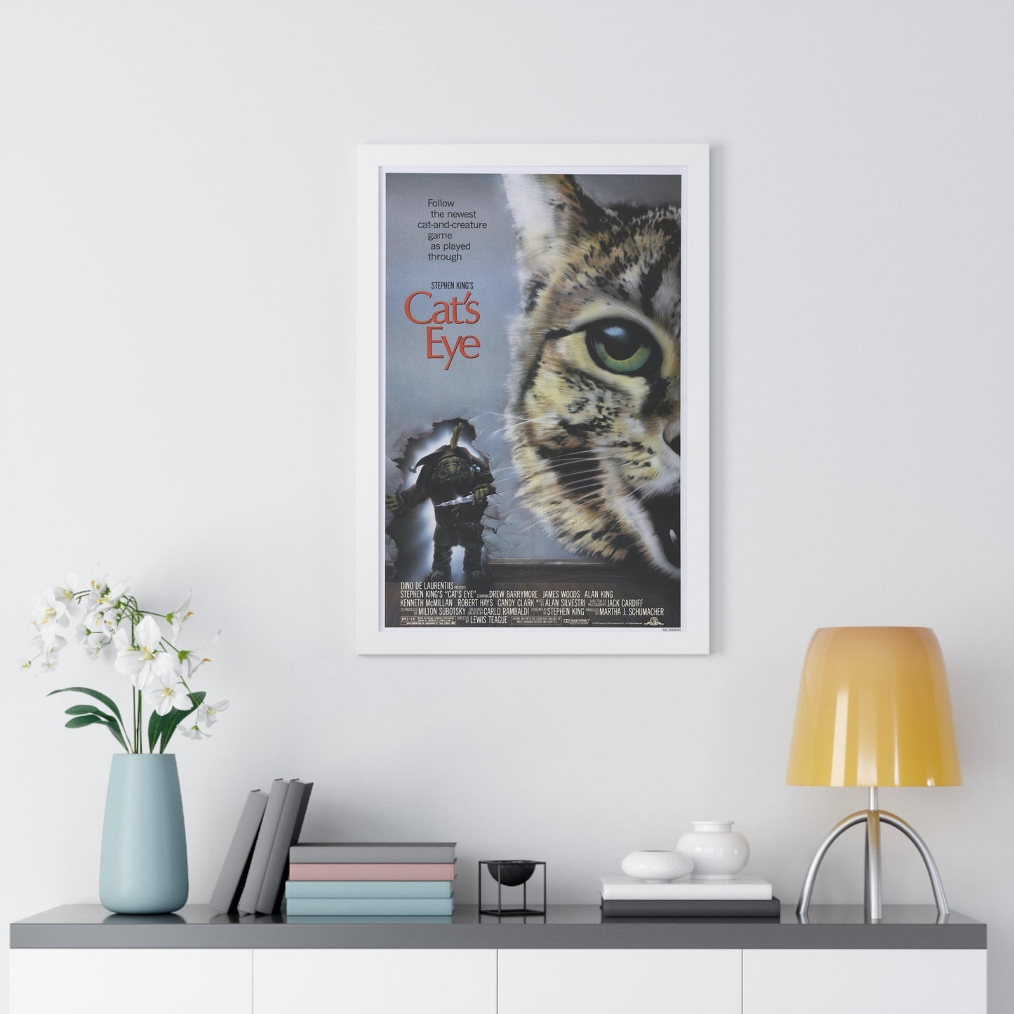 CAT'S EYE 1985 - Framed Movie Poster-The Sticker Space