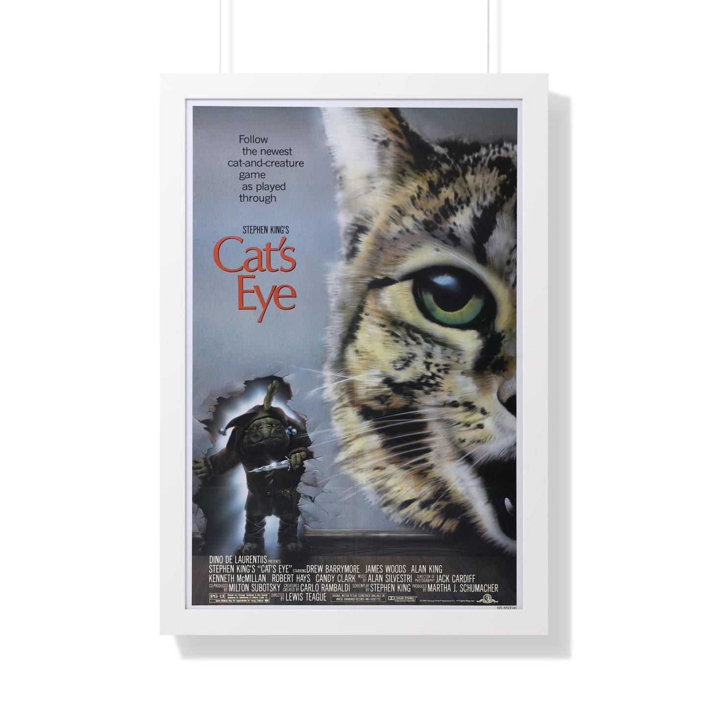 CAT'S EYE 1985 - Framed Movie Poster-20" x 30"-The Sticker Space