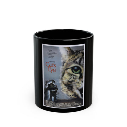 CAT'S EYE 1985 Movie Poster - Black Coffee Mug-11oz-The Sticker Space