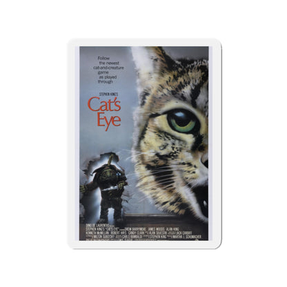 CAT'S EYE 1985 Movie Poster - Die-Cut Magnet-2" x 2"-The Sticker Space