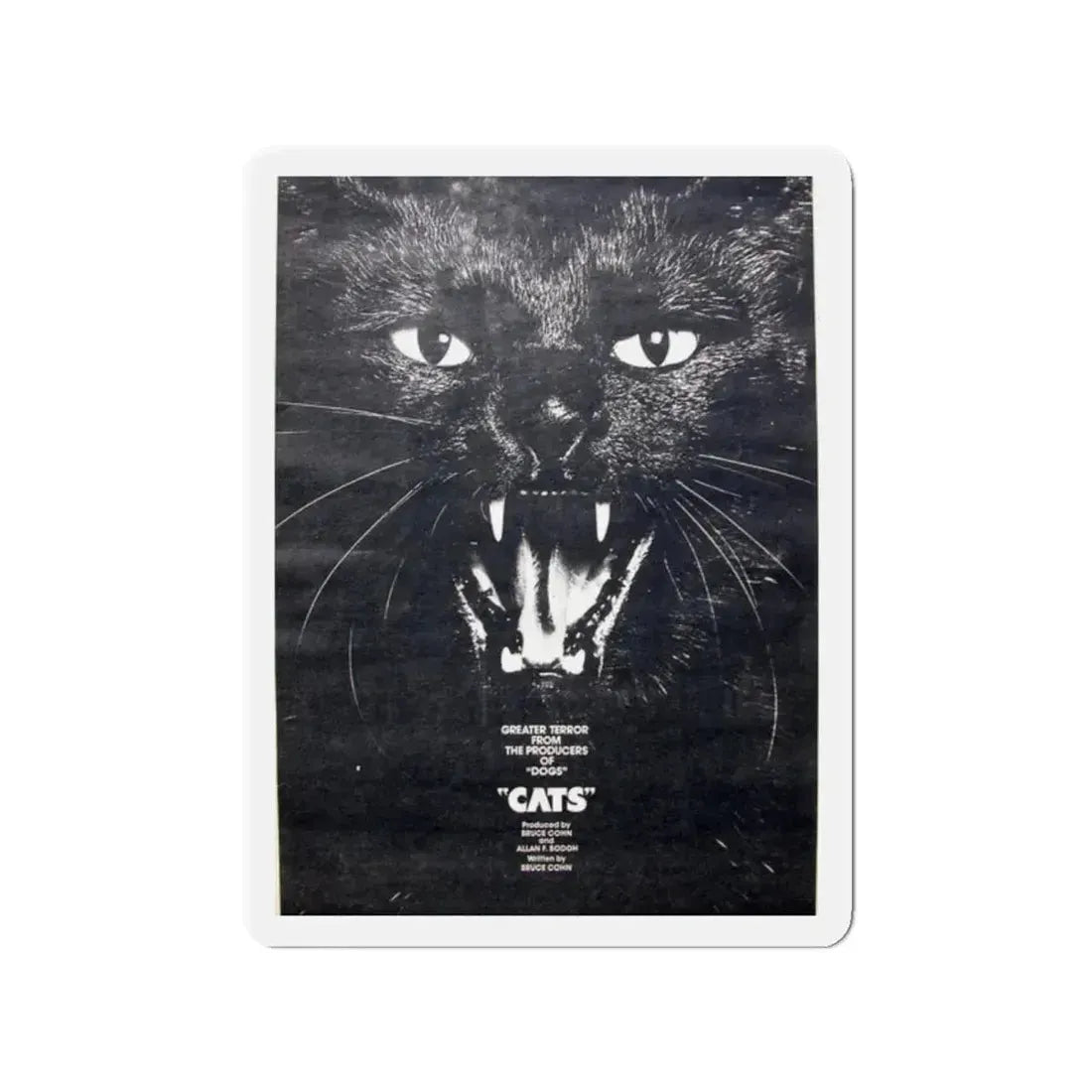 CATS (NEVER PRODUCED) 1977 Movie Poster - Refrigerator Magnet 2 Inch - The Sticker Space