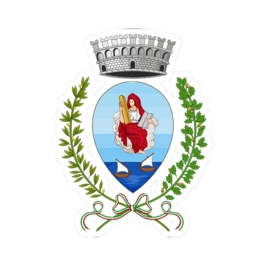 Cattolica-Stemma (Italy) (Coat of Arms) STICKER Vinyl Kiss-Cut Decal 2 Inch White - The Sticker Space